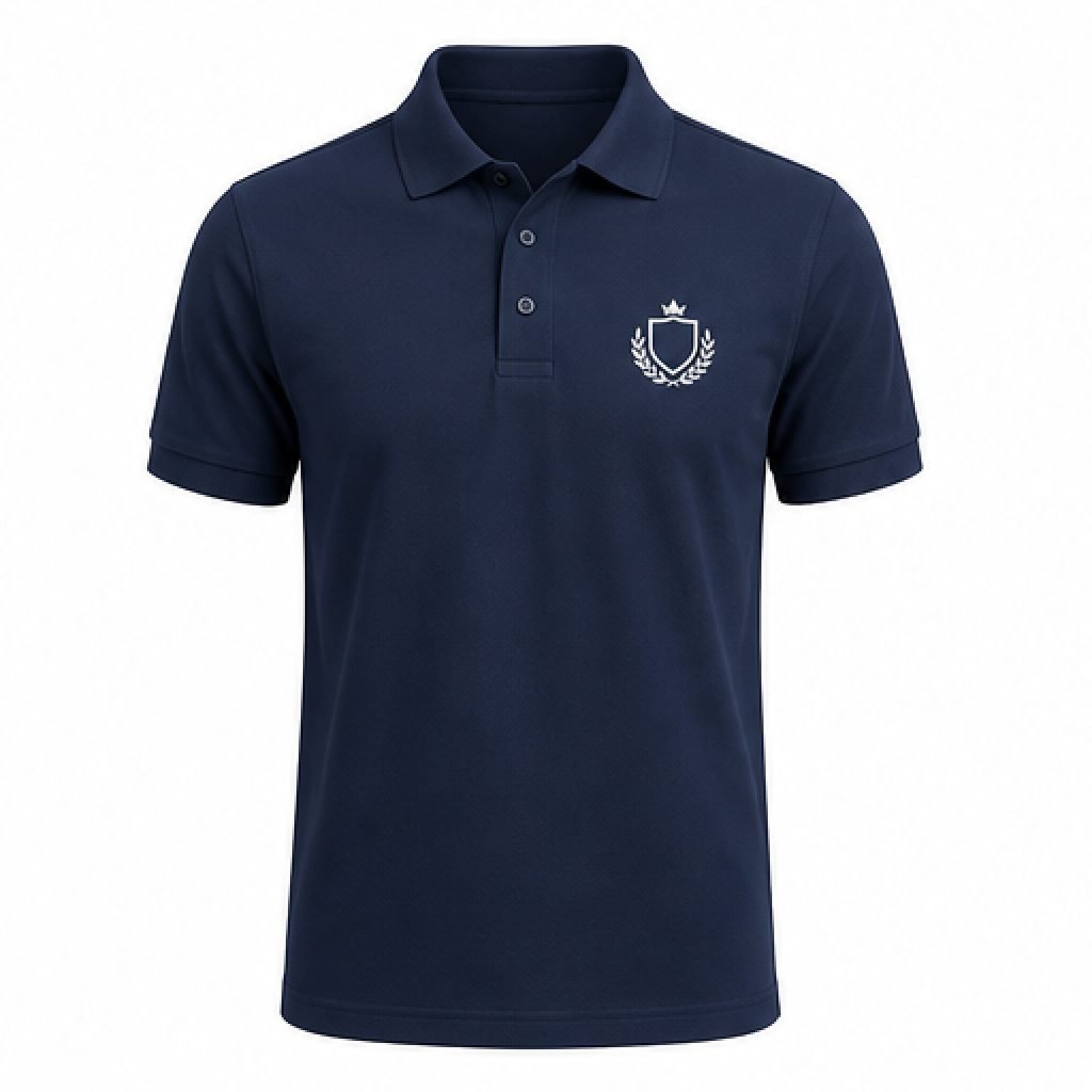 Camisa polo com logo — Malhas Petters, malharia em Lucas do Rio Verde/MT