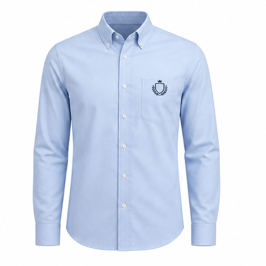 Camisa social com logo — Malhas Petters, malharia em Lucas do Rio Verde/MT