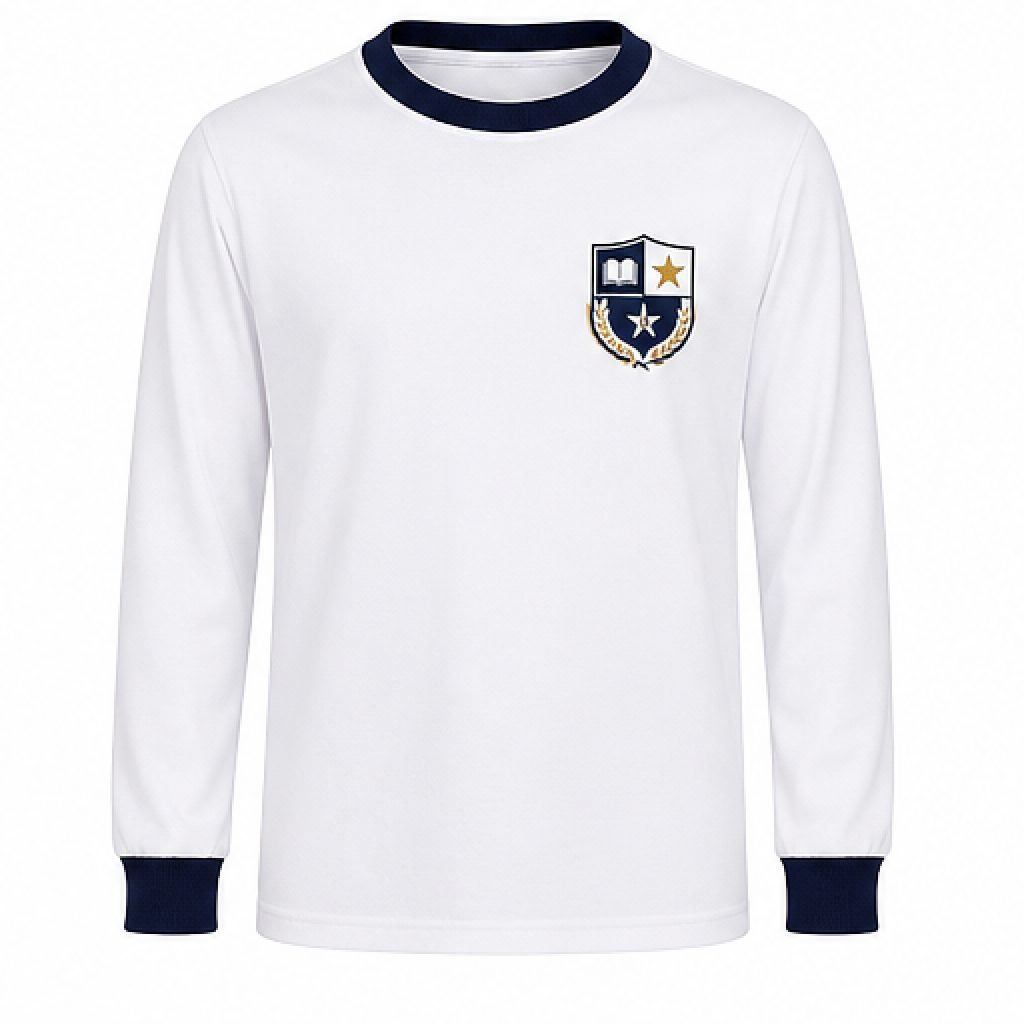 Camiseta escolar manga longa — Performiza, malharia em Lucas do Rio Verde/MT